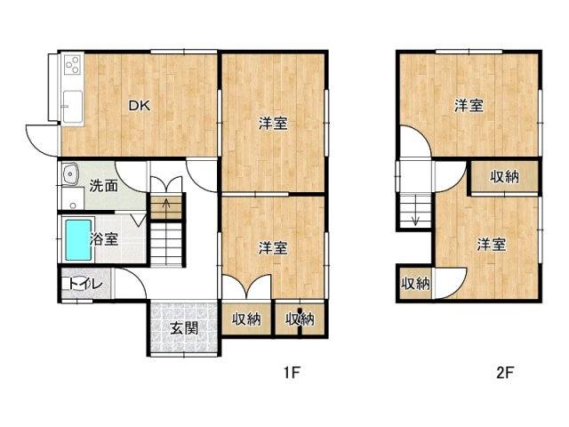 姫路市夢前町菅生澗/中古戸建の間取り