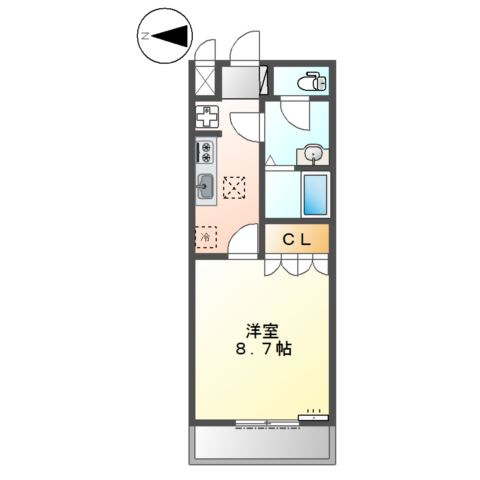 ルミナス松山の間取り