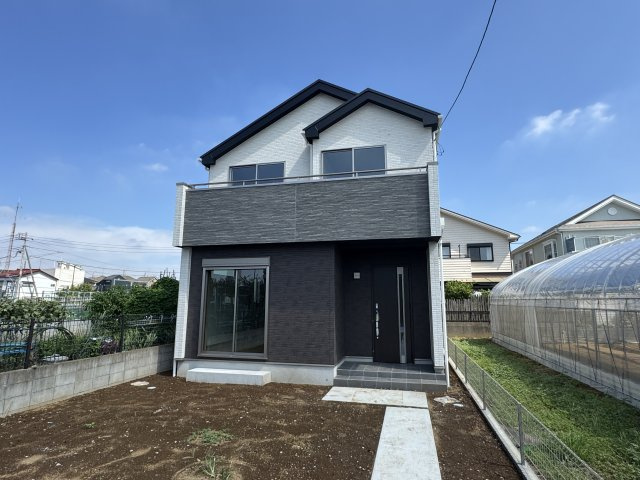 市川市本北方１丁目新築戸建【北方小学校：9分】の外観|完成済み内覧可能です！！