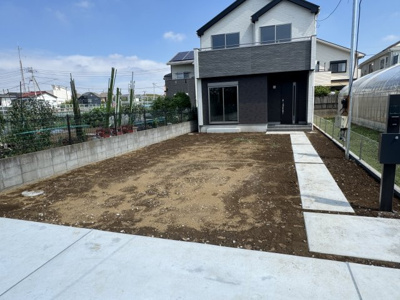 【庭】 | 市川市本北方１丁目新築戸建【北方小学校：9分】 | 南側庭スペース