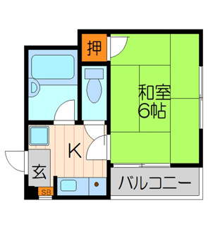 【間取り】 | 川島第３ビル