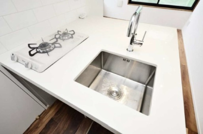 板橋区氷川町の賃貸マンションのキッチン