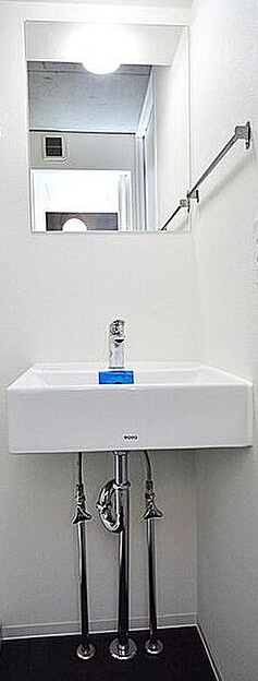 板橋区氷川町の賃貸マンションの洗面所