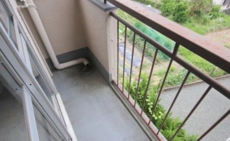 壱分マンションのバルコニー