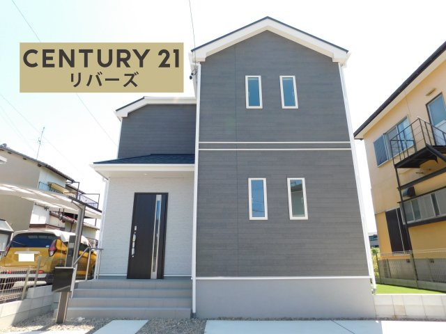 海部郡蟹江町西之森９丁目の新築一戸建の外観|☆限定１棟☆　　新価格！！いつでも見学出来ます♪♪（お問合せ当日、平日、水曜、夜間でもＯＫ）　敷地４１．６９坪！　駐車並列３台ＯＫ！　全居室南面向き！　人工芝の南庭付きで明るいおうち♪