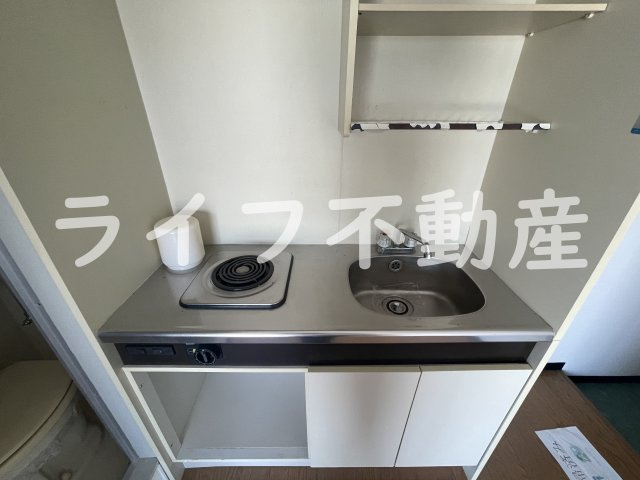 M’ｓ長瀬のキッチン|コンパクトなキッチンで掃除もラクラク