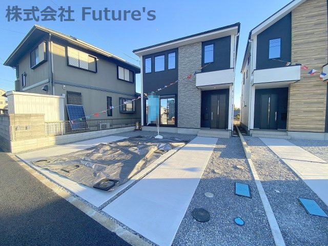 流山市平和台5丁目　新築戸建　全2棟　2号棟の外観|敷地面積45.47坪のゆとりの邸宅です