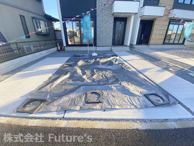 流山市平和台5丁目　新築戸建　全2棟　2号棟の駐車場|カースペース並列2台可能