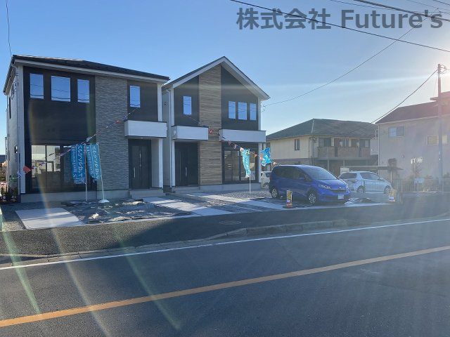 流山市平和台5丁目　新築戸建　全2棟　2号棟の前面道路含む現地写真|前面道路含む現地写真です。