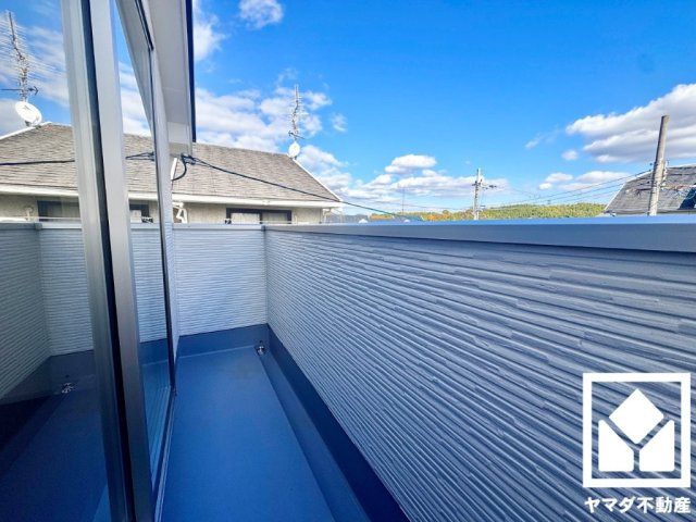 伏見区深草大亀谷万帖敷町　５期　１号地のバルコニー