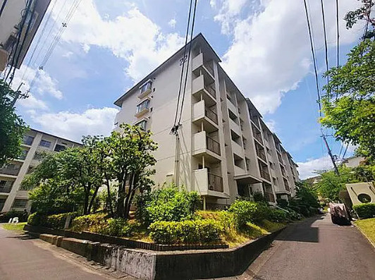 境谷西第2住宅団地22棟の外観