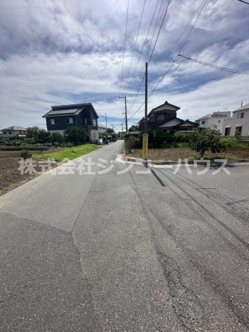 【前面道路含む現地写真】 | 久喜市東大輪　売地 | 日照・通風等も是非現地でご確認ください！