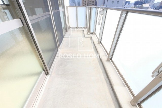 キャッスルビュー玉造上町台のバルコニー