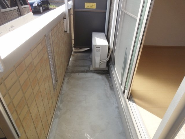 ベルビー宝塚のバルコニー