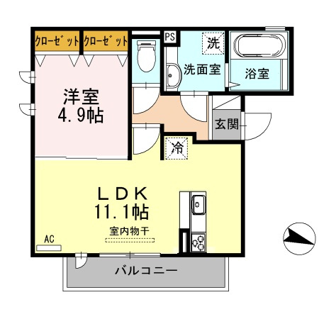フレアコートの間取り