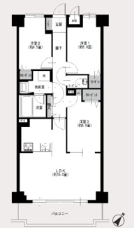 【間取り】 | ライオンズガーデン幕張