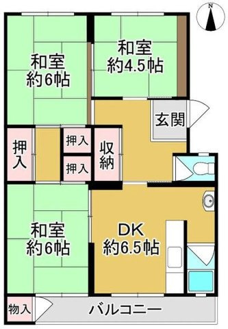 【間取り】 | 新金岡３丁1番住宅15号棟（新金岡東小学校）
