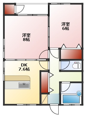 コーポマルマサⅡの間取り