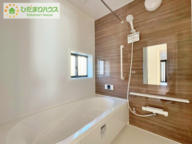 日立市東金沢町4丁目　新築戸建の浴室|大人が足を伸ばしても十分な広さ！一人でゆっくりくつろぐ時間も大切です！