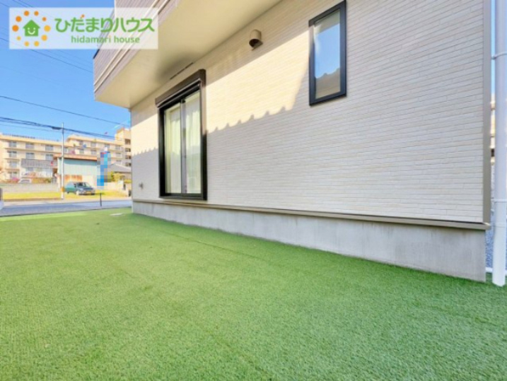 日立市東金沢町4丁目　新築戸建の庭|家族みんなで広～いお庭でバーベキューが楽しめます(^^♪