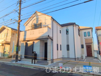 【外観】 | 藤沢市石川1丁目  1号棟 3期 | 販売現地　6棟現場最終1棟