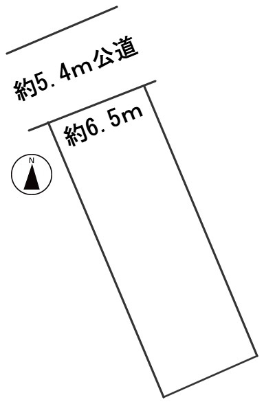 ６５６９５　岐阜市此花町三丁目土地の区画図