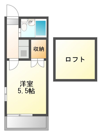 【間取り】 | 中央緑町ハイツ | 中央緑町ハイツ