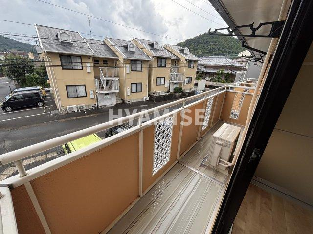 セジュール冨永のバルコニー