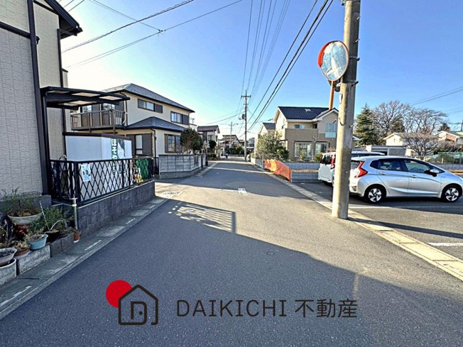 【前面道路含む現地写真】 | 桶川市下日出谷東3丁目　新築戸建　全6棟　6号棟