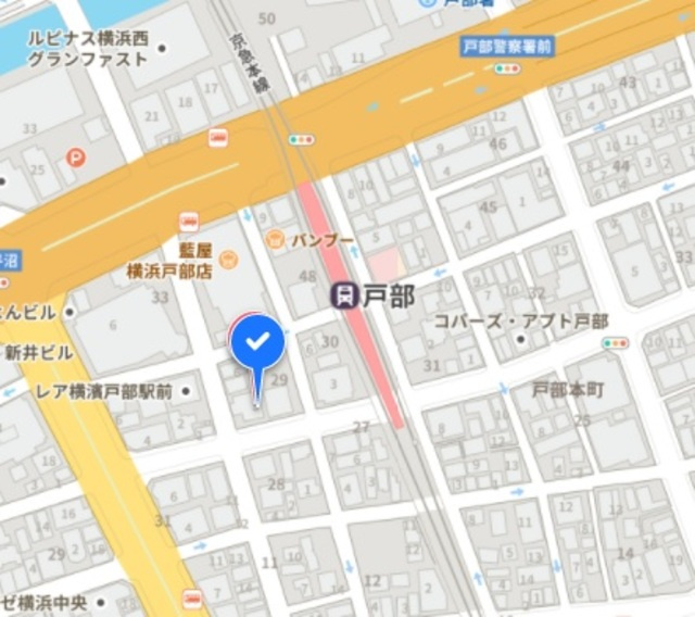 エキミエール戸部Ⅱの地図