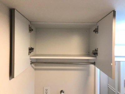 【収納】 | Ｃｈａｔ　ｎｏｉｒ　Ｍ．ｍ | 洗濯機置場上部（イメージ）