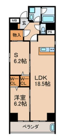 Taiwa Arun Yodoyabashiの間取り