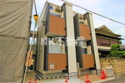 【外観】 | O-crest寺前町（俊徳道賃貸） | 落ち着いた雰囲気の外観です