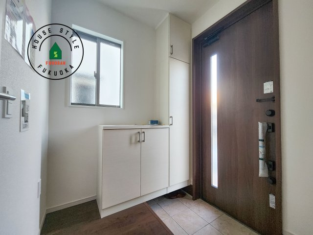 糟屋郡篠栗町和田3丁目第2-2棟（1号棟）の防犯設備|二重ロックでしっかり防犯対策ができます。