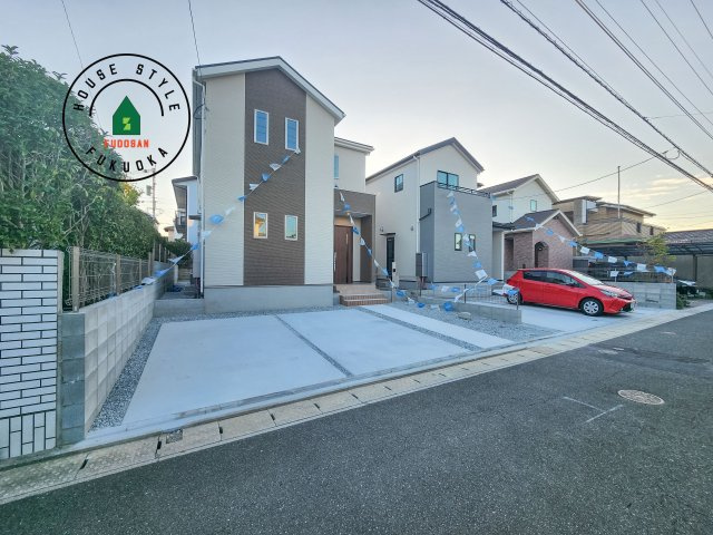 糟屋郡篠栗町和田3丁目第2-2棟（1号棟）の前面道路含む現地写真|見学の時間などお気軽にお問い合わせ下さい。