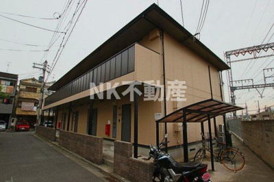 【外観】 | メゾンドゥ長瀬（長瀬賃貸） | 落ち着いた雰囲気の外観です