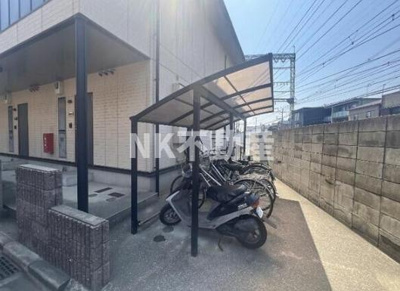 【その他共用部分】 | メゾンドゥ長瀬（長瀬賃貸） | 駐輪場です