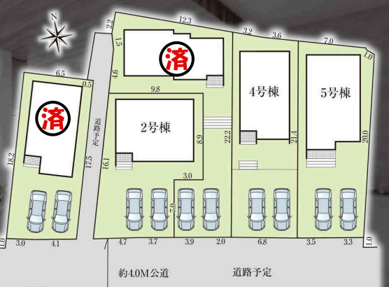 【今すぐご案内可能】知多郡東浦町大字緒川 全5棟 の区画図|事前予約にて現地ご見学いただけます！お気軽にお問い合わせください♪
■株式会社　セキュアハウス　豊明支店■
住宅ローンに強く、知識、経験豊富なスタッフ在籍
お客様に寄り添い、ご成約後もサポート致します