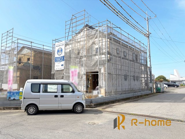 桜川市鍬田第2　新築戸建て　1号棟の外観|ご予約を頂ければ、『平日』はもちろん『早朝』や『夜間』もご見学可能です♪お気軽にお申し付けください♪