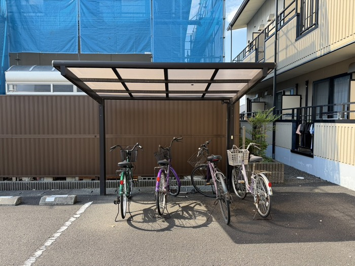 オークサンガのその他共用部分|駐輪場です☆