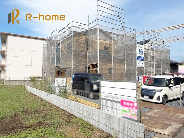 桜川市鍬田第2　新築戸建て　2号棟の外観|ご予約を頂ければ、『平日』はもちろん『早朝』や『夜間』もご見学可能です♪お気軽にお申し付けください♪