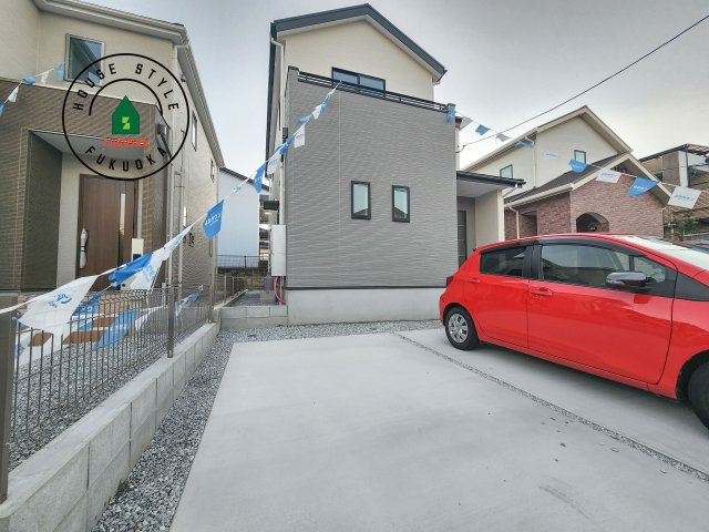 糟屋郡篠栗町和田3丁目第2-2棟（2号棟）の外観|デザイン性のある外観です。