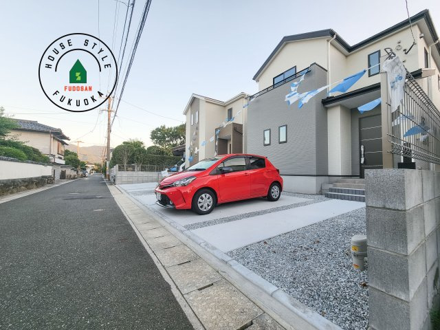 糟屋郡篠栗町和田3丁目第2-2棟（2号棟）の前面道路含む現地写真|見学の時間などお気軽にお問い合わせ下さい。