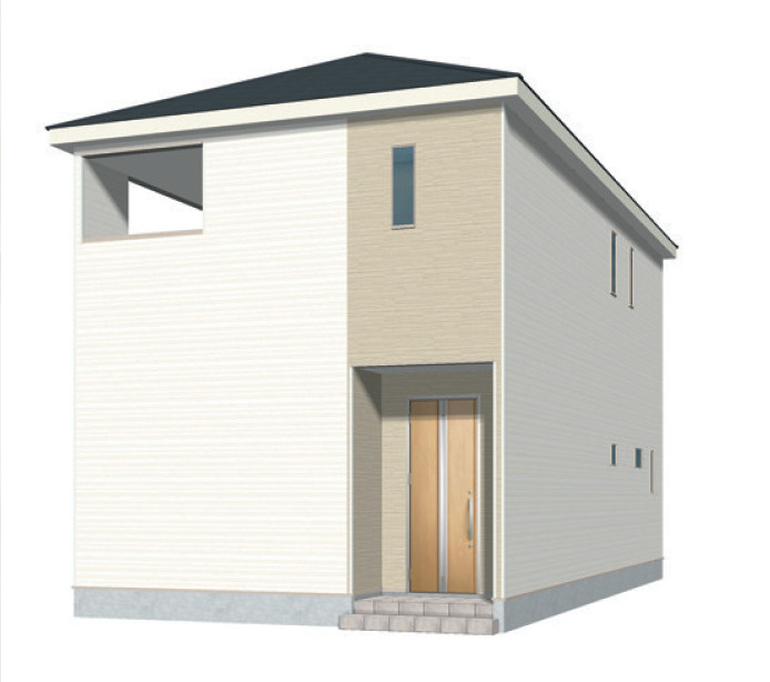 CG南城市大里稲嶺第4-1号棟　＼☆ご成約時キャッシュバック☆／の外観パース|外観のイメージ図となります。