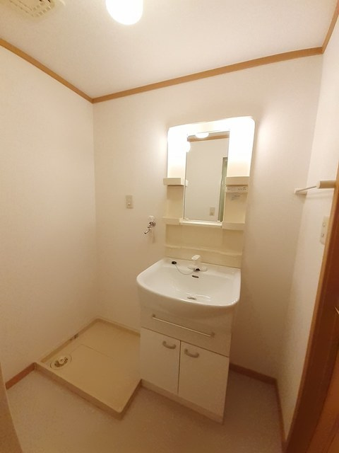 リバーサイドA館の洗面所