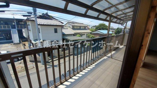 深谷市中瀬　中古戸建のバルコニー