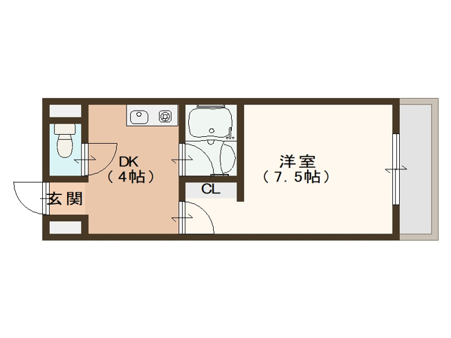 【間取り】 | 丸山ハイツ