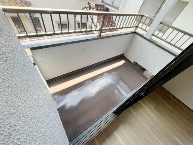 内田邸のバルコニー