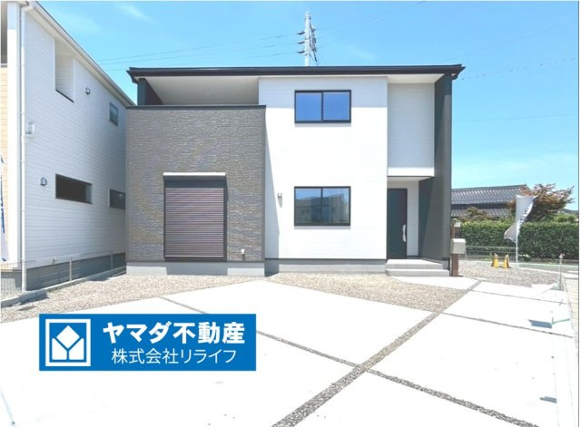 【商談中】リーブルガーデン　一宮市北今　全2区画分譲の外観|■2号棟
■YAMADA電機の　ヤマダ不動産　株式会社リライフ　一宮店■
省エネ・耐震性◎の一建設の家。　
日本の風土に調和する木造軸組工法。フラット３５はＳＡを取得！１０年間の金利優遇あり！　