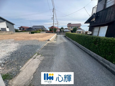 【前面道路含む現地写真】 | 宇部市亀浦２丁目土地／129坪
